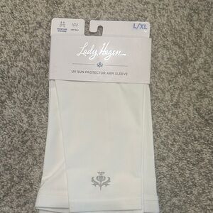 Lady Hagen White UV Sun Protector Arm Sleeves L/XL